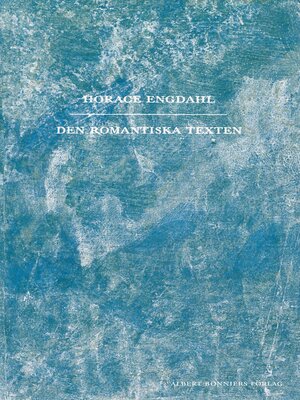 cover image of Den romantiska texten